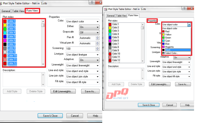 Các bước in bản vẽ autocad đúng chuẩn